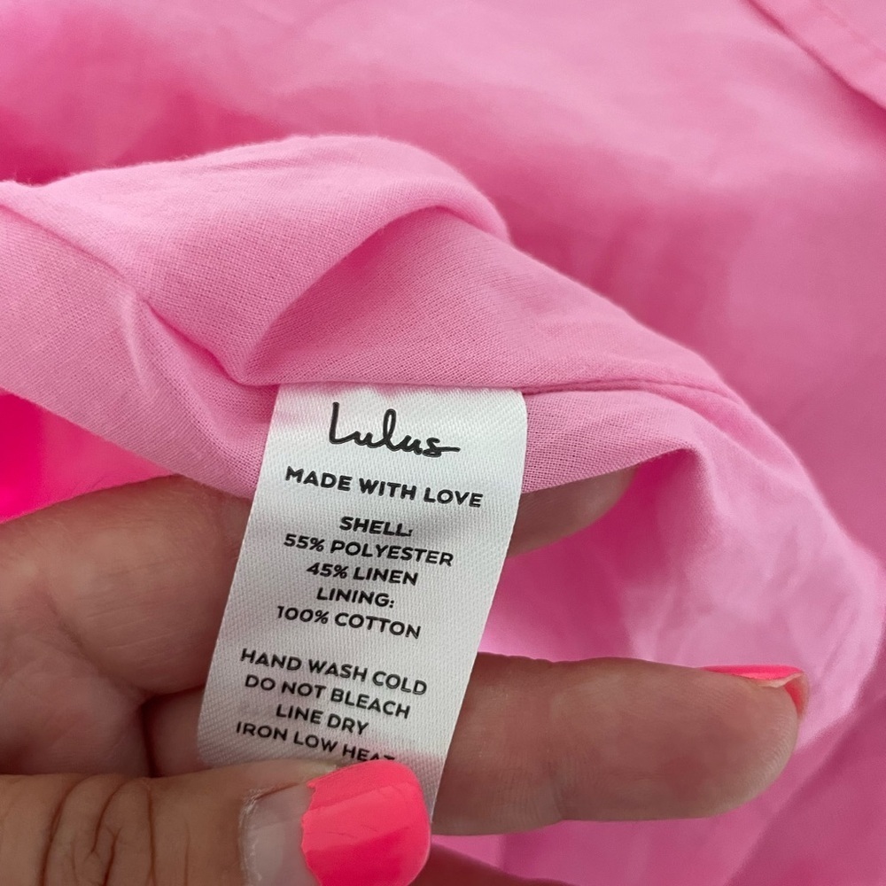 Lulu's Flirtatious Looks Pink Mini Dress - Picture 10 of 12